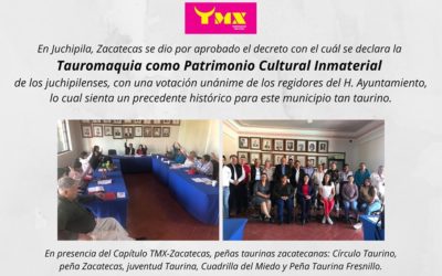 En Juchipila, Zacatecas, se declara la Tauromaquia como Patrimonio Cultural Inmaterial