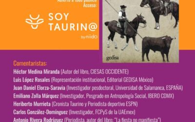 Soy Taurino te invita a la presentación del libro:  VAQUEROS MÍTICOS