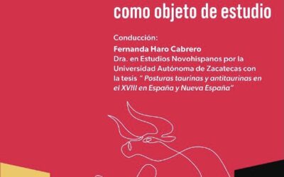 SoyTaurin@ te invita a la conferencia: 🔴🐃LA TAUROMAQUIA COMO OBJETO DE ESTUDIO