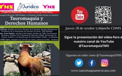 Sigue la presentación del video foro “Tauromaquia y Derechos Humanos”