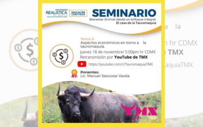 RETRANSMISIÓN DEL 3ER WEIBINAR DEL SEMINARIO “Bienestar Animal desde un enfoque integral”