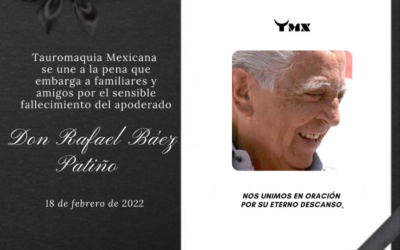 TMX lamenta el sensible fallecimiento del Apoderado Don Rafael Báez, nos unimos en oración por su eterno descanso